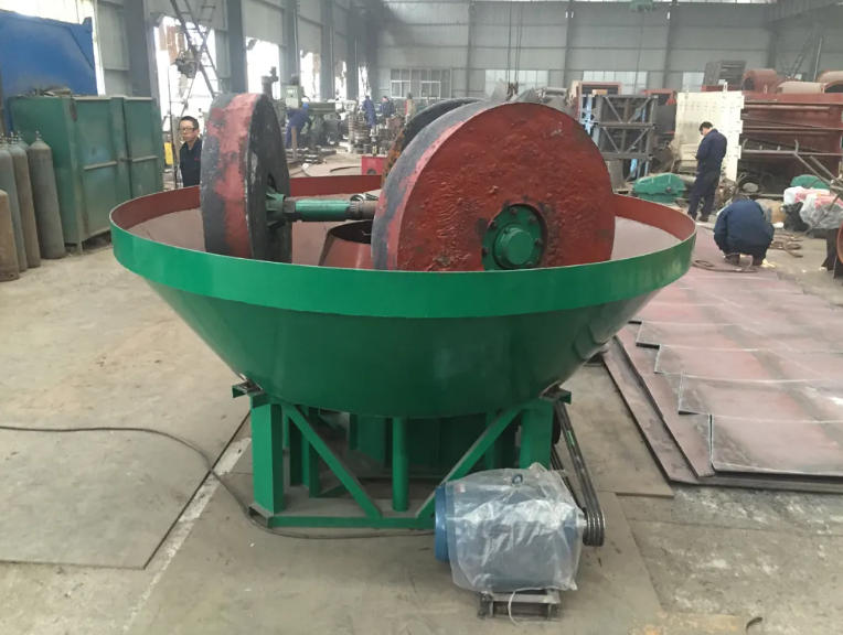 1200 Gold Mining Wet Pan Mill Grinding Machine for Gold